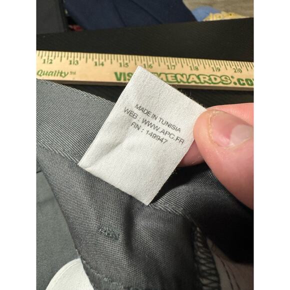 APC Petit Standard Jean Grey Slim Straight Leg NWOT Size 31 - Picture 8 of 11